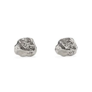 UELSTA Whisper of the Earth Mini Studs Earrings For Women18K Gold / White Gold Real-Gold-Plated Brass 925 Silver Posts Concave-convex Texture Sustainable Jewelry