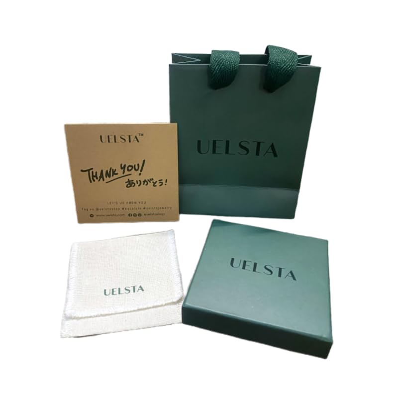 UELSTA リュクス ドーム ハギー フープ イヤリング レディース 18Kゴールドメッキ リサイクル真鍮 PVDコーティング ボリューム ミニマリストデザイン 輝き長持ち サステナブルジュエリー